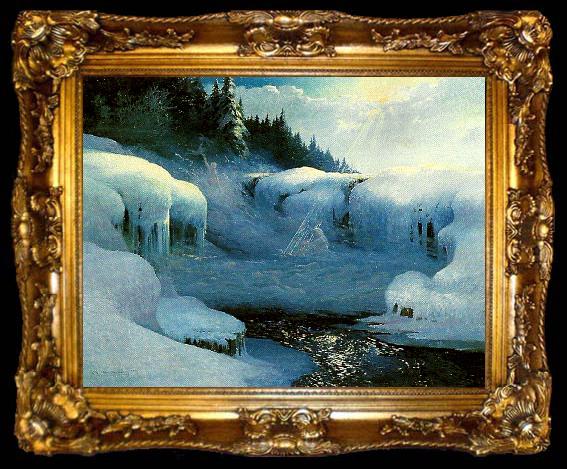 framed  olof w. nilsson vinteralvor, ta009-2